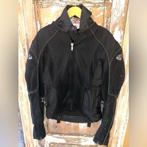 Joe Rocket Mesh Motorcycle Jacket Removable Windbreaker Liner Padded Size S